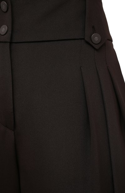 Шелковые брюки GIORGIO ARMANI темно-коричневого цвета по цене 262500 руб., арт. 0SHPR00J/T01S8, фото 5 Шелковые брюки GIORGIO ARMANI, арт. 0SHPR00J/T01S8, фото 5