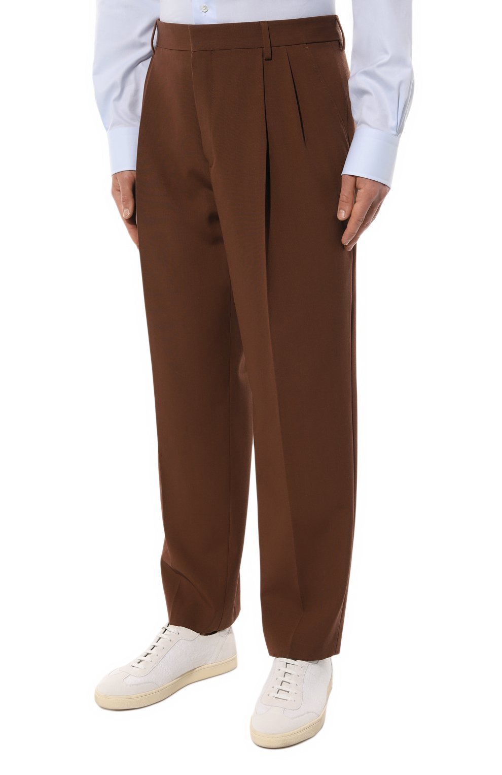 Шерстяные брюки DRIES VAN NOTEN, арт. 232-020923-7062, фото 3