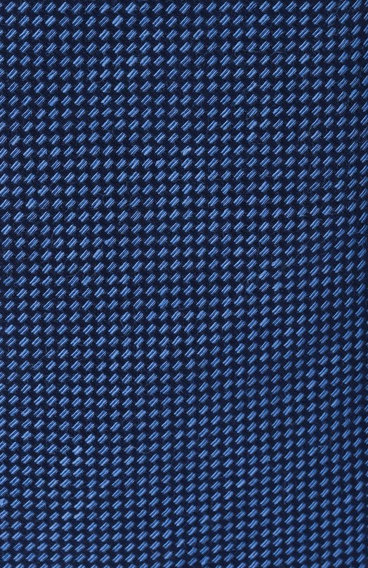 Галстук из шелка и льна Canali 18/HJ04592 Синий  18/HJ04592 Фото 4