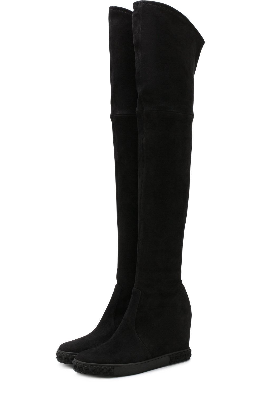 Замшевые ботфорты на танкетке CASADEI, арт. 2T815E080NT045000, фото 1