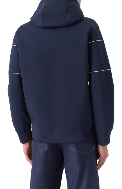 Худи EMPORIO ARMANI темно-синего цвета по цене 38600 руб., арт. EM002885/AF17545, фото 4 Худи EMPORIO ARMANI, арт. EM002885/AF17545, фото 4
