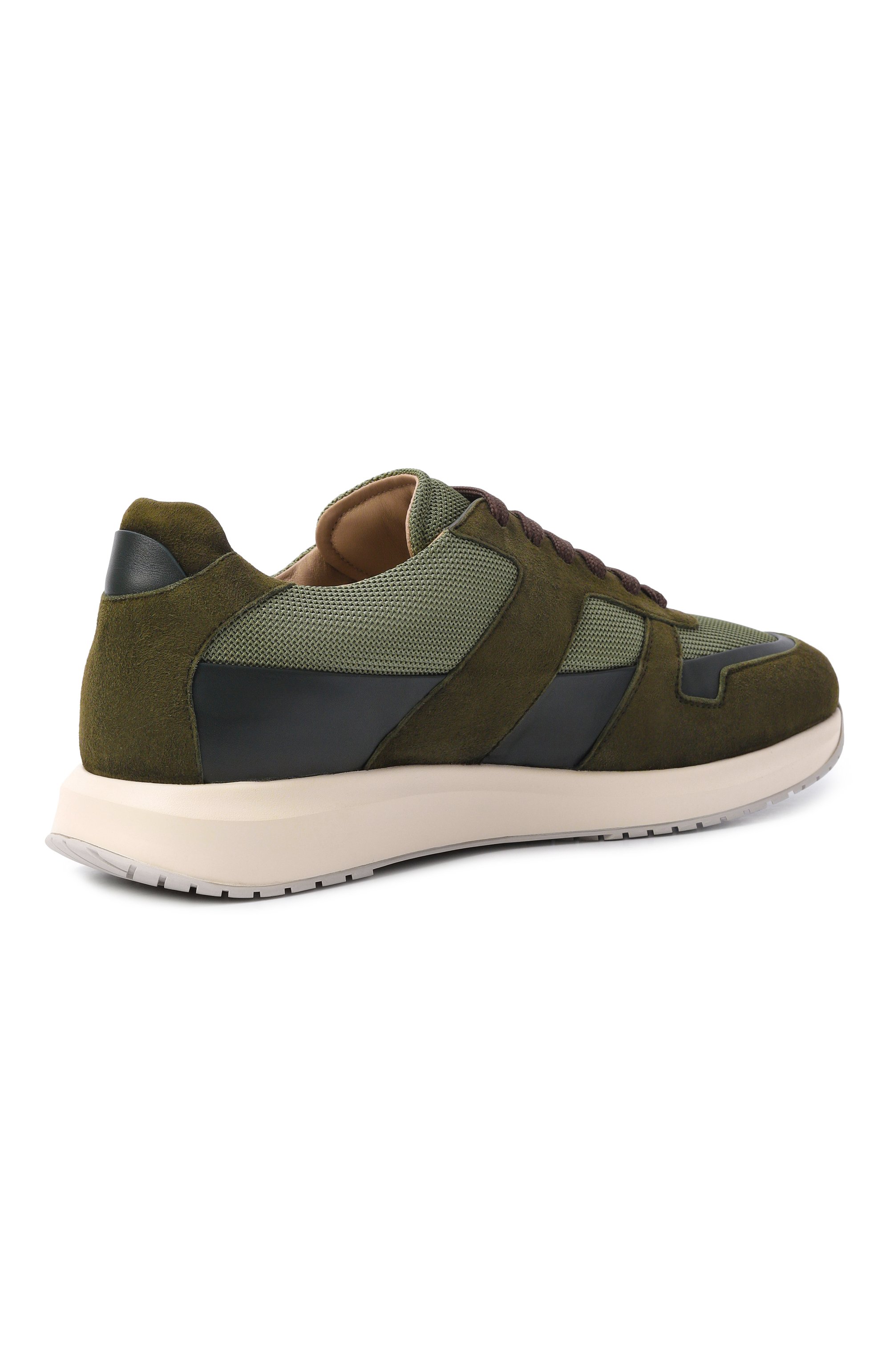 Комбинированные кроссовки MVST, арт. SNEAKER 7/CALFSKIN+SUEDE+NYL0N, фото 4