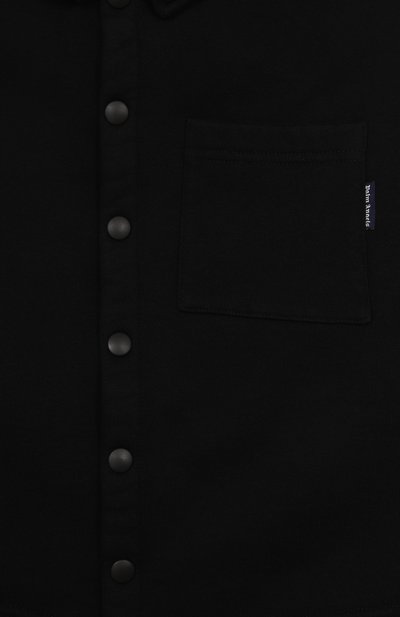 Хлопковая куртка-рубашка PALM ANGELS, арт. PBES002F25FLE001, фото 3