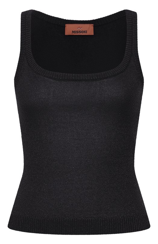 Топ из вискозы Missoni DC26SK01/BK01H3 Чёрный DC26SK01/BK01H3