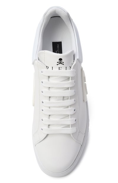 Кожаные кеды phantom kicks PHILIPP PLEIN, арт. SAFS USC0904 PLE005N, фото 5