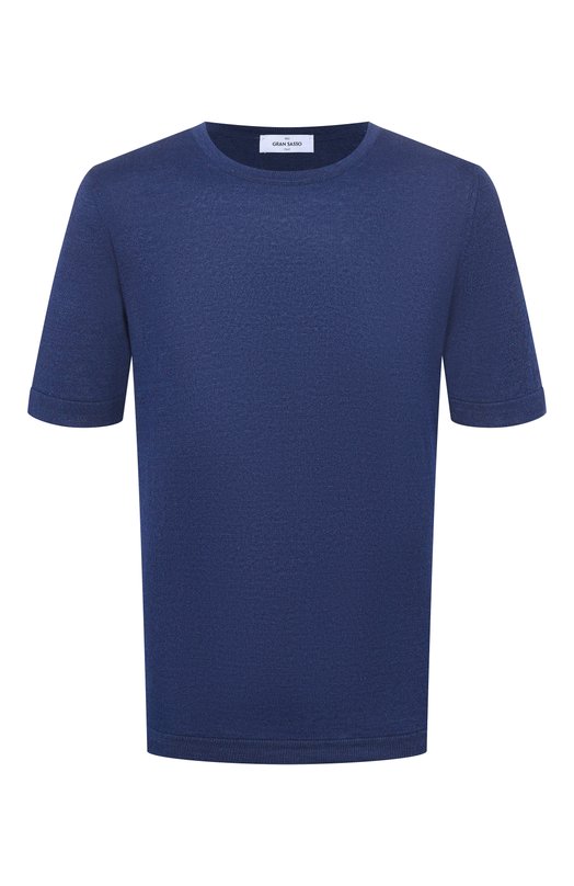 Джемпер изо льна и хлопка Gran Sasso 57140/18637 Синий 57140/18637