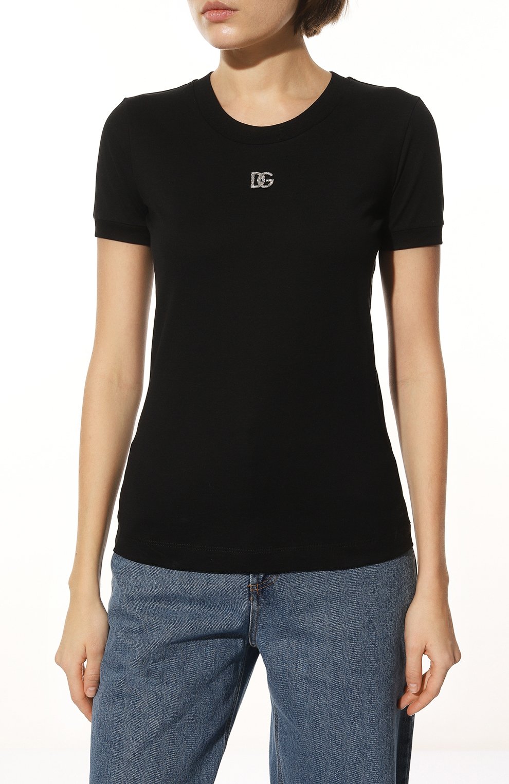 Хлопковая футболка DOLCE & GABBANA, арт. F8T00Z/G7B3U, фото 3