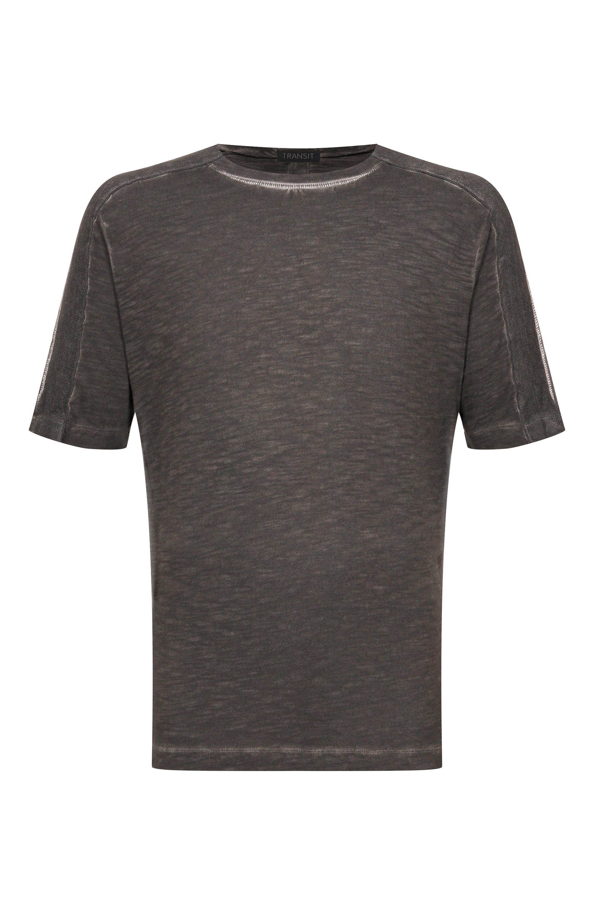 Футболка из хлопка и льна TRANSIT, арт. CFUTRC5400E, фото 1