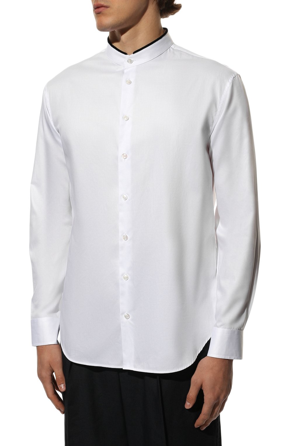 Хлопковая рубашка GIORGIO ARMANI, арт. 2WGCCZ12/TZB26, фото 3