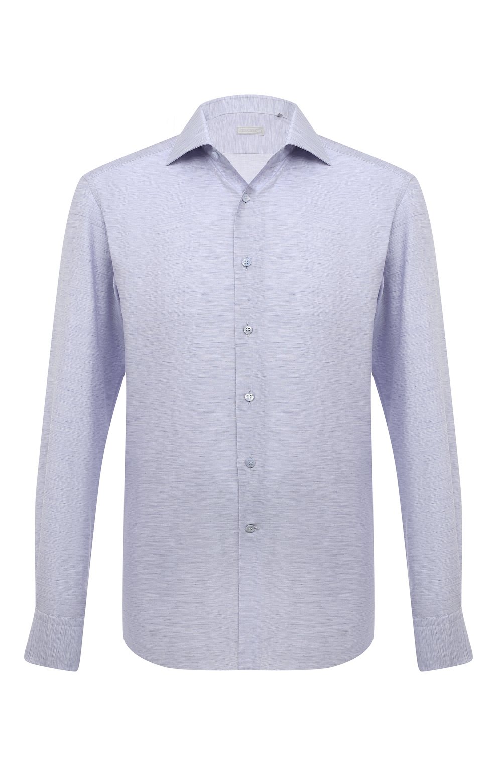 Сорочка из хлопка и шелка STEFANO RICCI голубого цвета по цене 99500 руб., арт. MC000540/R2150, фото 1 Сорочка из хлопка и шелка STEFANO RICCI, арт. MC000540/R2150, фото 1