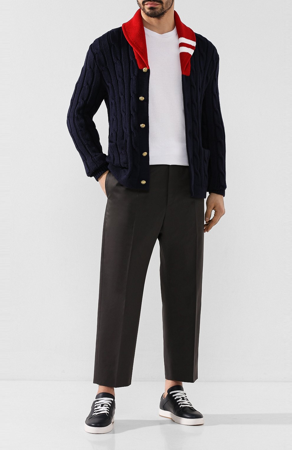 Хлопковый кардиган RALPH LAUREN, арт. 790787794, фото 2