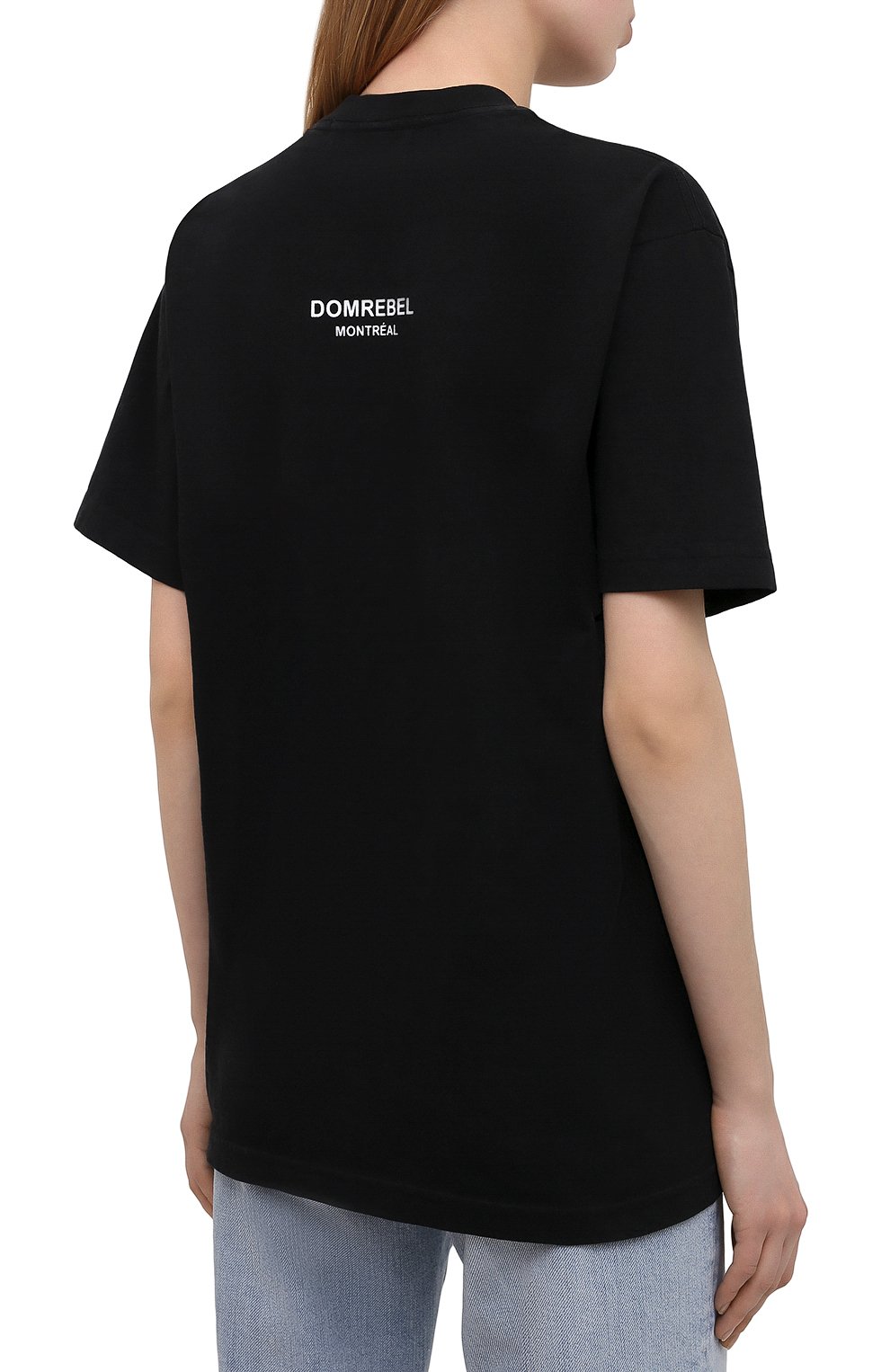 Хлопковая футболка DOMREBEL, арт. PSYCH0/B0X T-SHIRT/W, фото 4
