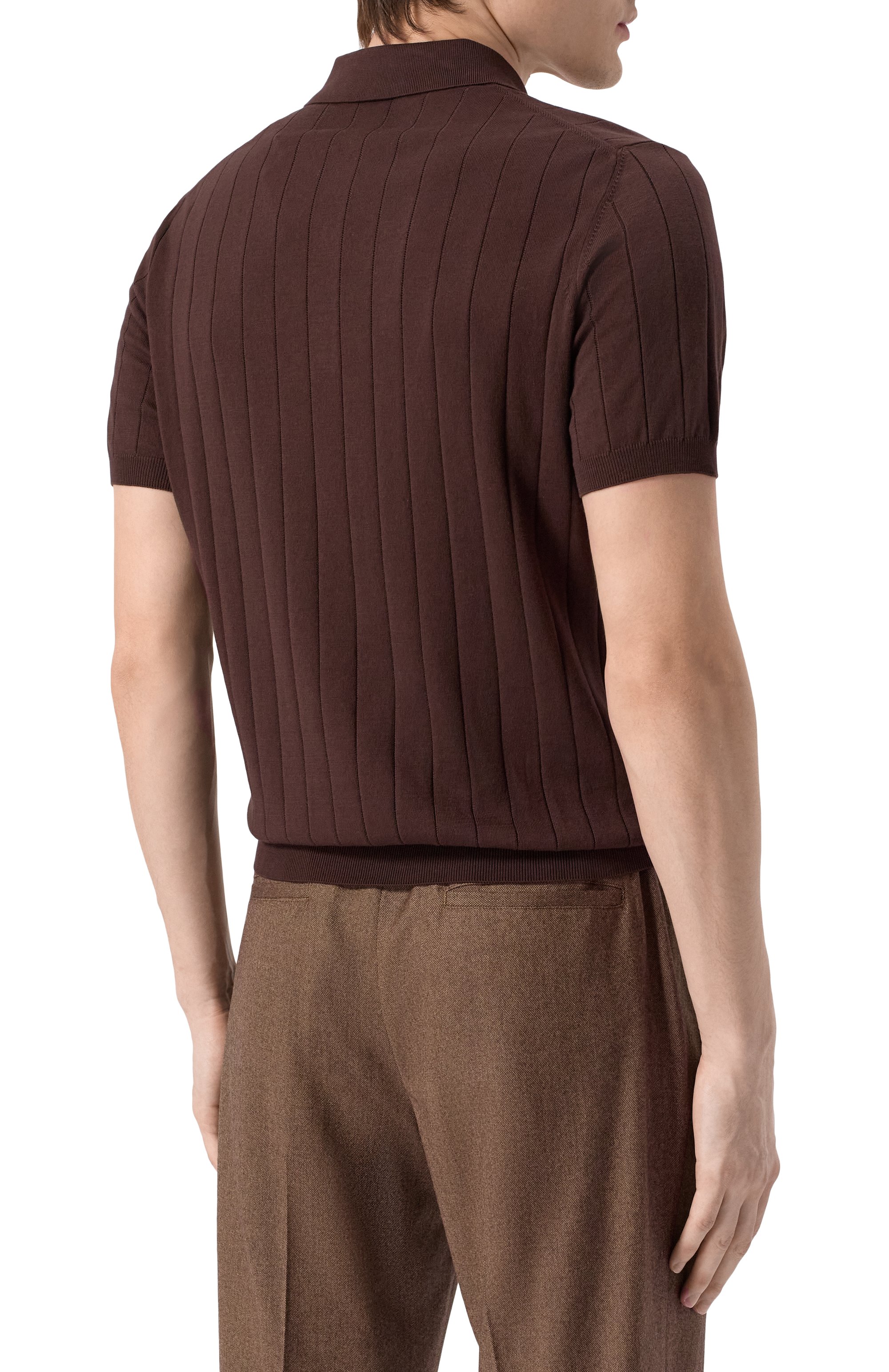 Хлопковое поло CORNELIANI, арт. 25M512-2525153, фото 4