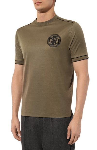 Хлопковая футболка STEFANO RICCI, арт. K111031G10/T24152, фото 3