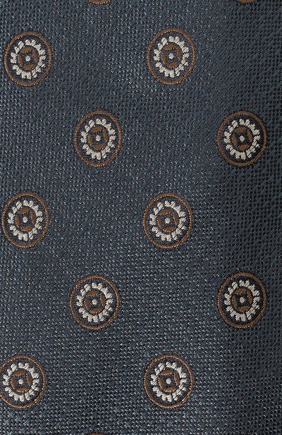 Шелковый галстук CANALI синего цвета по цене 17600 руб., арт. 18/HJ03719, фото 4 Шелковый галстук CANALI, арт. 18/HJ03719, фото 4