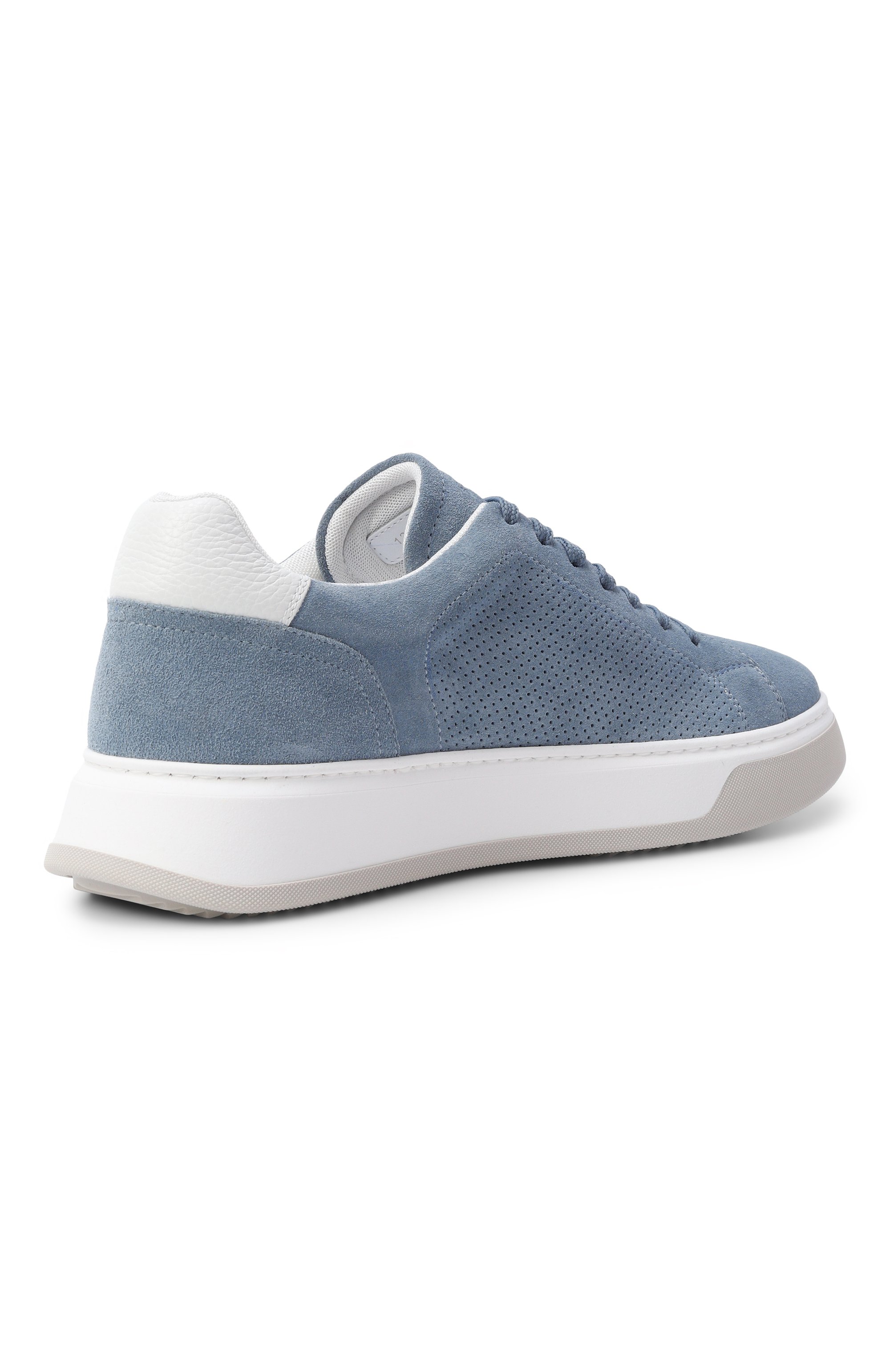 Замшевые кеды milan BOGNER голубого цвета по цене 34250 руб., арт. 12620025, фото 4 Замшевые кеды milan BOGNER, арт. 12620025, фото 4