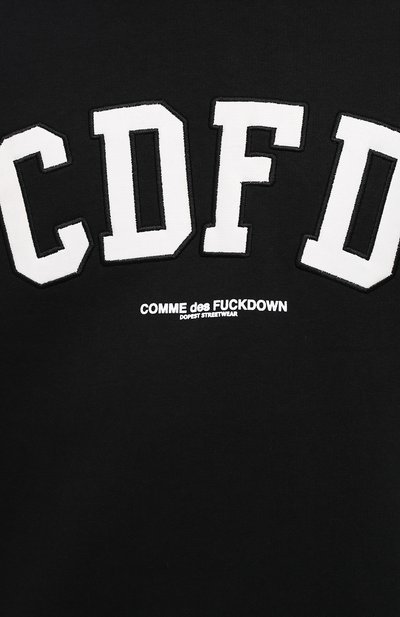 Хлопковое худи COMME DES FUCKDOWN, арт. CDFU1065, фото 5
