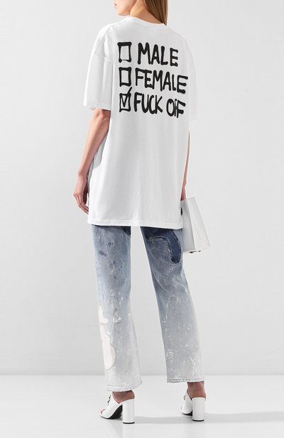 Хлопковая футболка VETEMENTS, арт. UAH21TR512 1600/W, фото 2