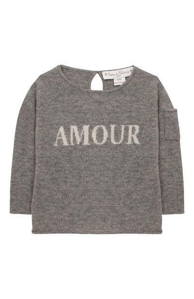 Кашемировый пуловер OSCAR ET VALENTINE, арт. PUL01AMOURS, фото 1