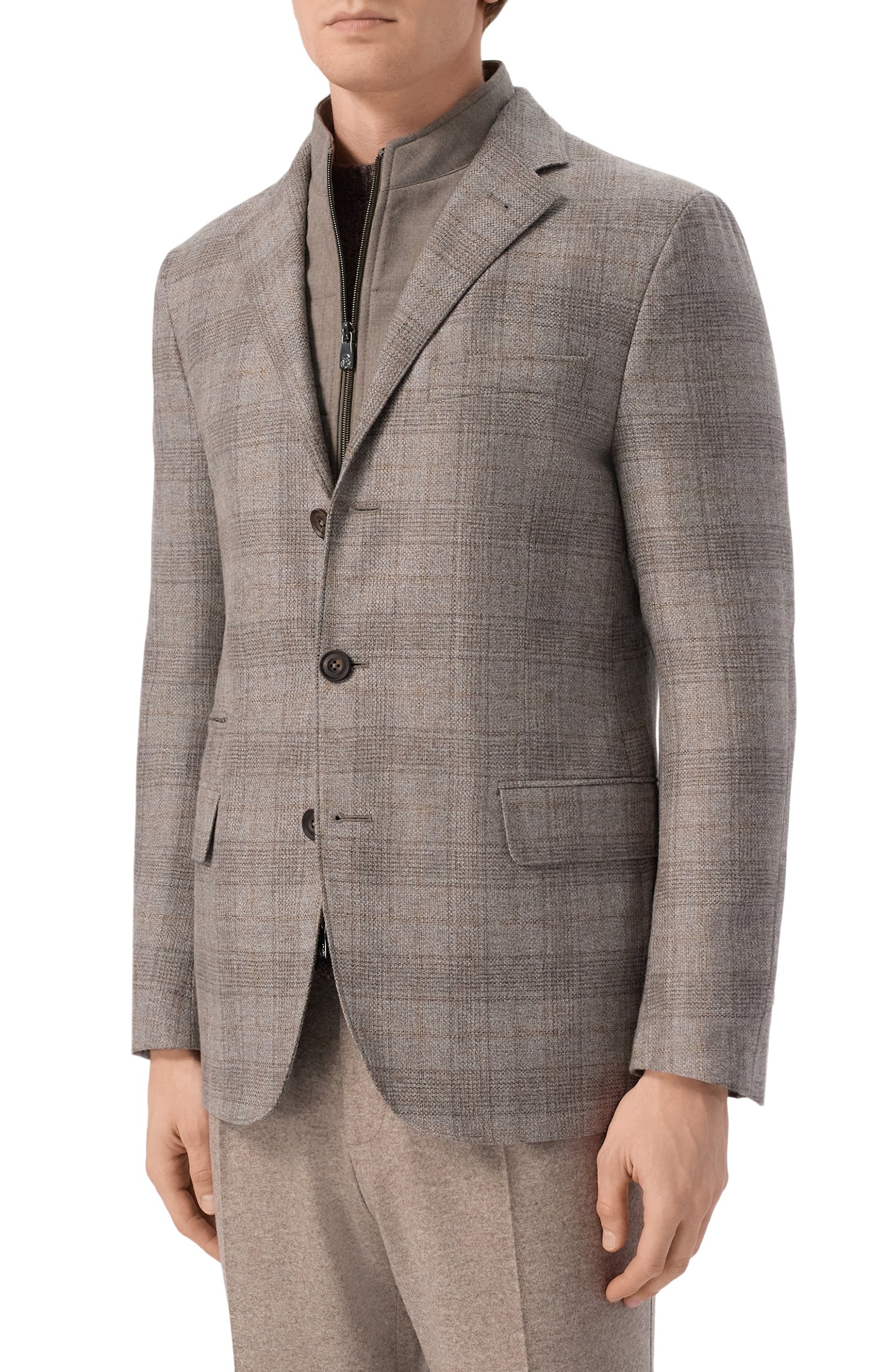Шерстяной пиджак CORNELIANI, арт. 286557/2A16226, фото 3