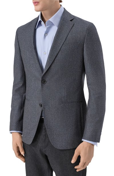 Шерстяной пиджак BOSS, арт. 50553336, фото 4