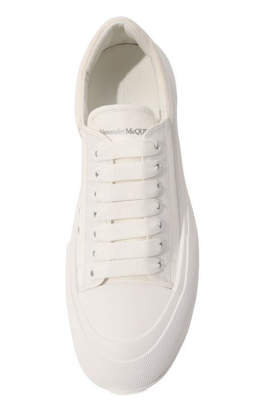 фото Текстильные кеды deck plimsoll alexander mcqueen