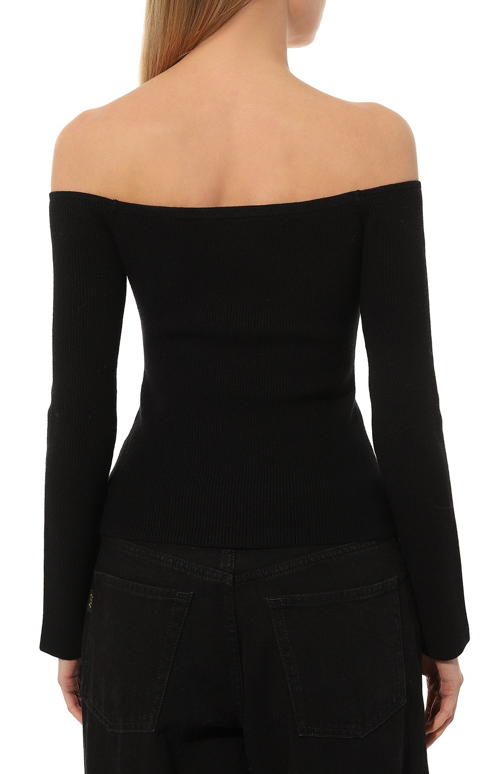 Топ HELMUT LANG черного цвета по цене 25160 руб., арт. M07HW706, фото 4 Топ HELMUT LANG, арт. M07HW706, фото 4