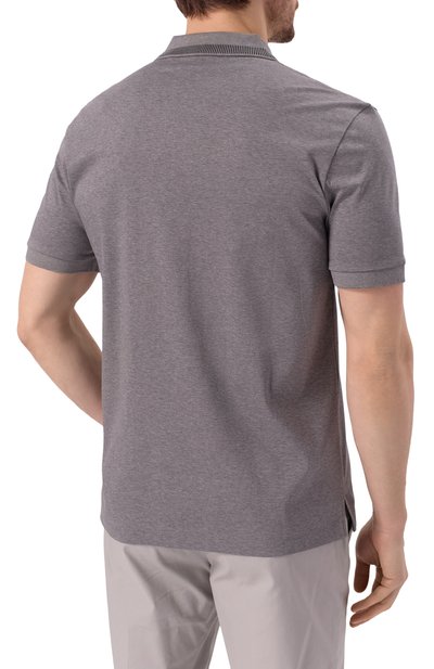 Хлопковое поло BOSS, арт. 50531791, фото 4