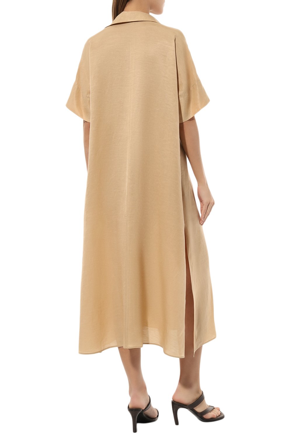 Платье из вискозы и льна ANTONELLI FIRENZE, арт. L6579/922, фото 4