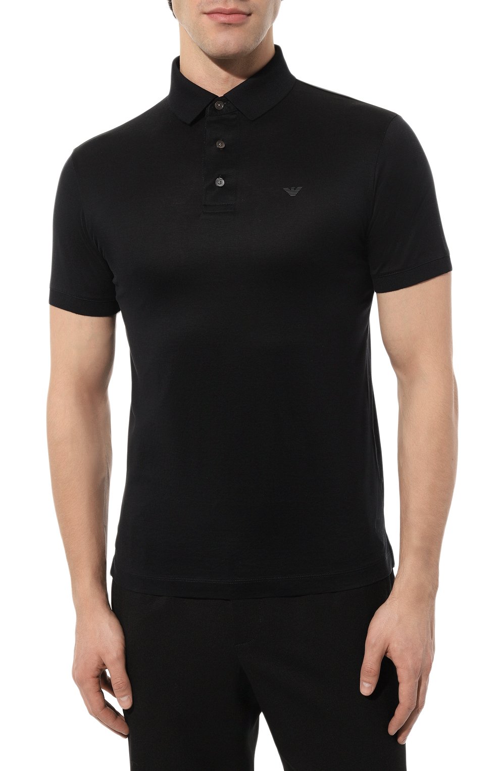 Поло из лиоцелла и хлопка EMPORIO ARMANI, арт. 8N1F98/1JUVZ, фото 3