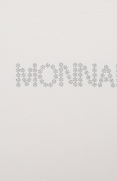 Хлопковая футболка MONNALISA, арт. 17C600, фото 3