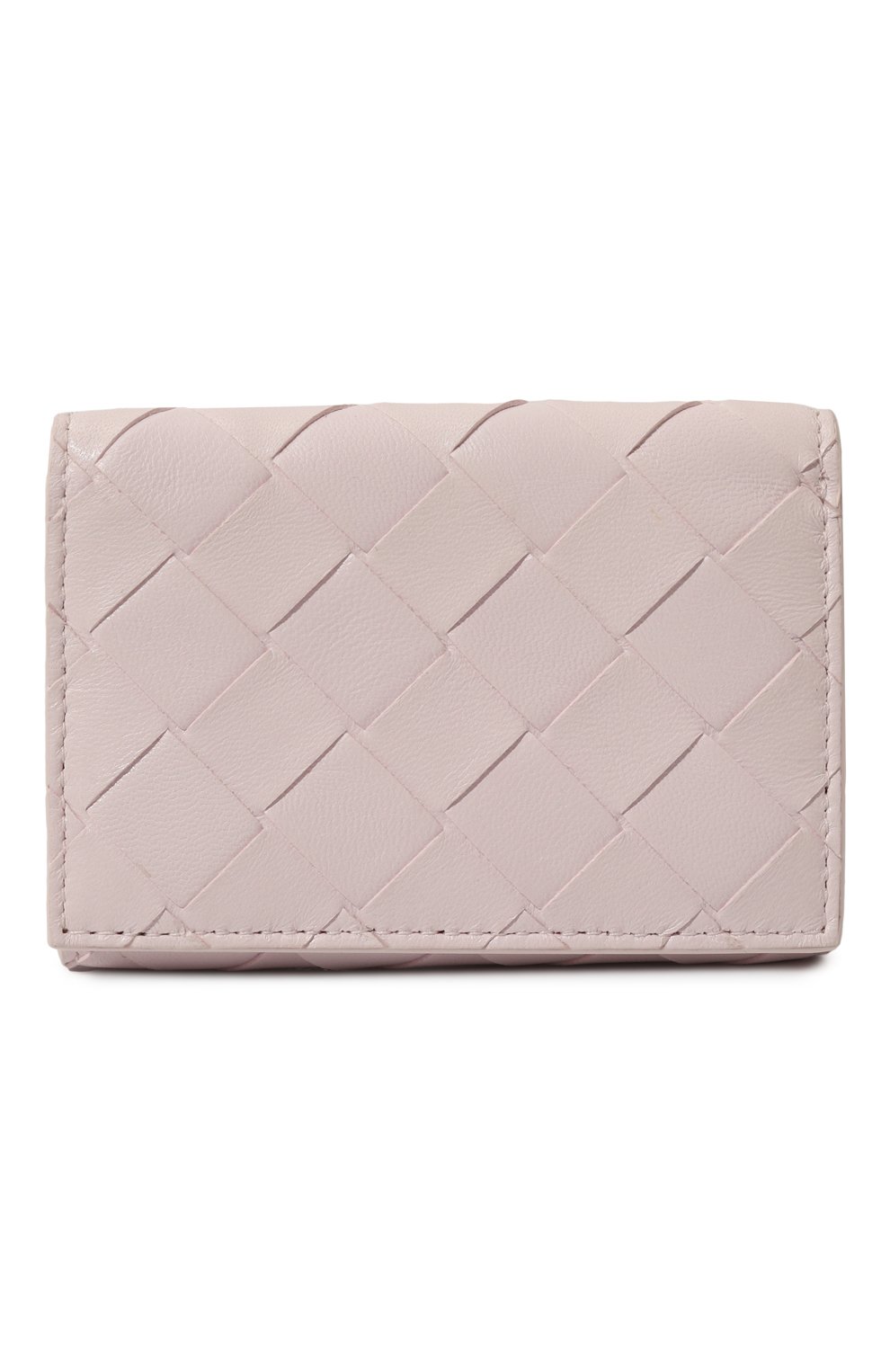 Кожаное портмоне BOTTEGA VENETA розового цвета по цене 68550 руб., арт. 690568/VCPP3, фото 1 Кожаное портмоне BOTTEGA VENETA, арт. 690568/VCPP3, фото 1