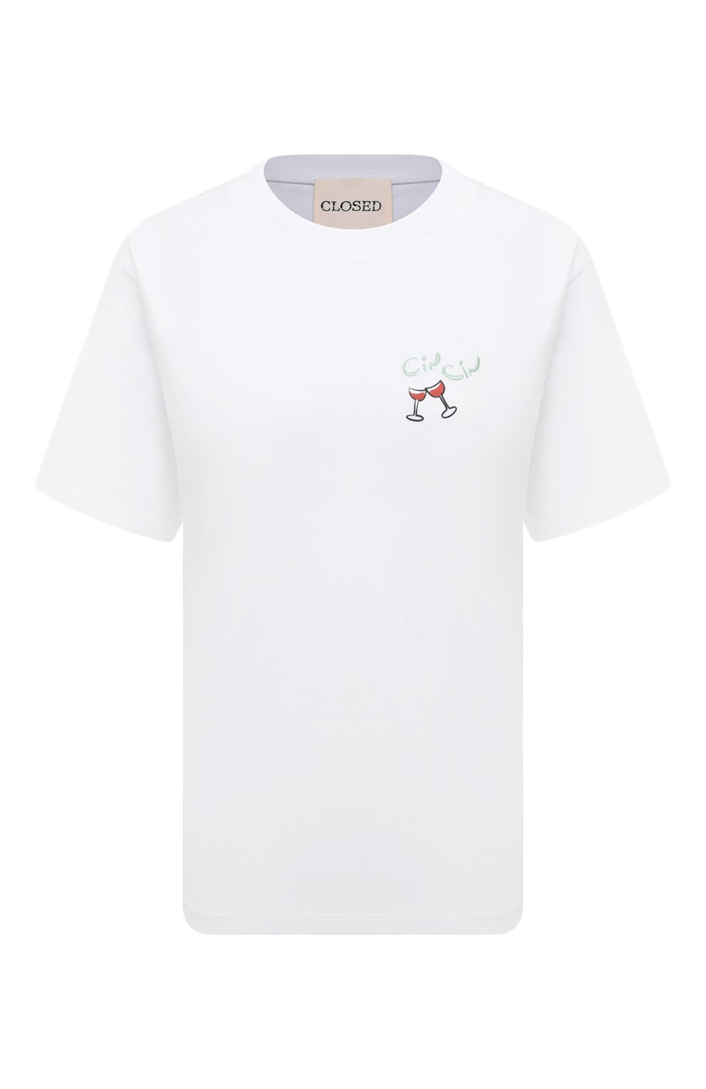 Хлопковая футболка CLOSED, арт. C95845-44H-PR, фото 1