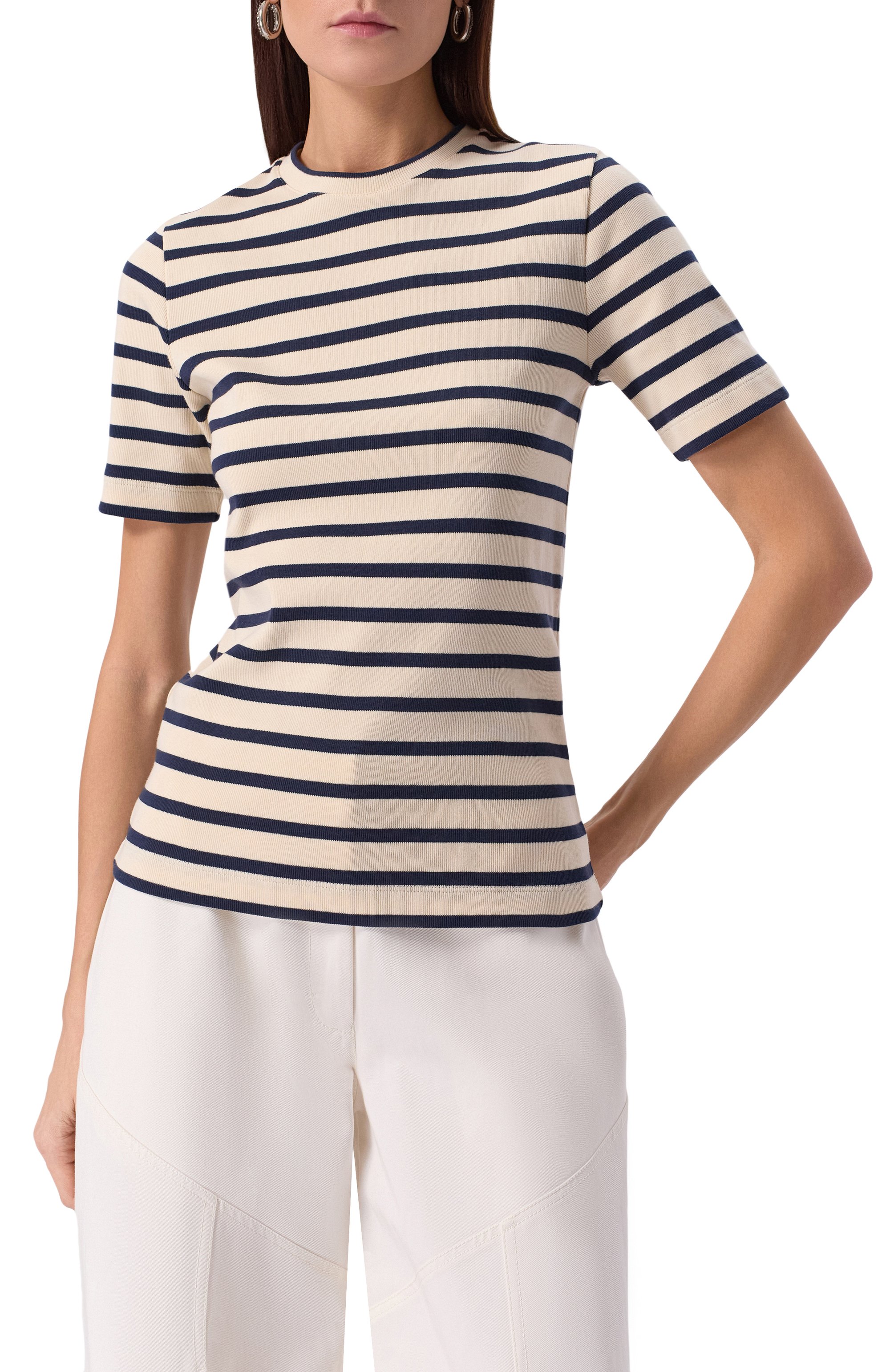 Хлопковая футболка JIL SANDER, арт. J40GC0111/J46497, фото 3