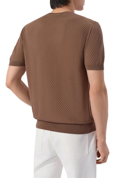 Джемпер из хлопка и шелка CORNELIANI, арт. 27M518/2725144, фото 4