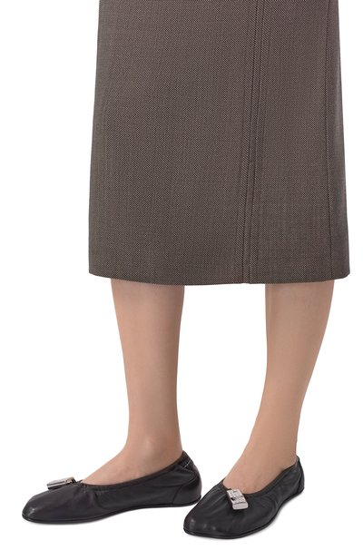 Кожаные балетки numeric MM6, арт. S59WZ0106/P7565, фото 2