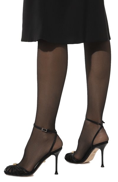 Текстильные босоножки ALEVI MILANO, арт. L24WC001.R.0878997/BL0G SATIN, фото 3