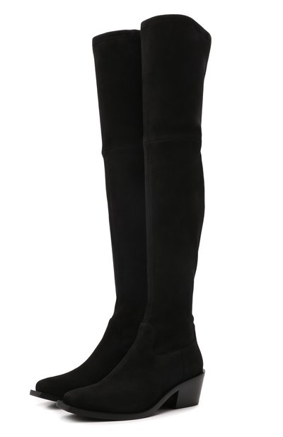 Замшевые ботфорты STUART WEITZMAN, арт. S6121, фото 1