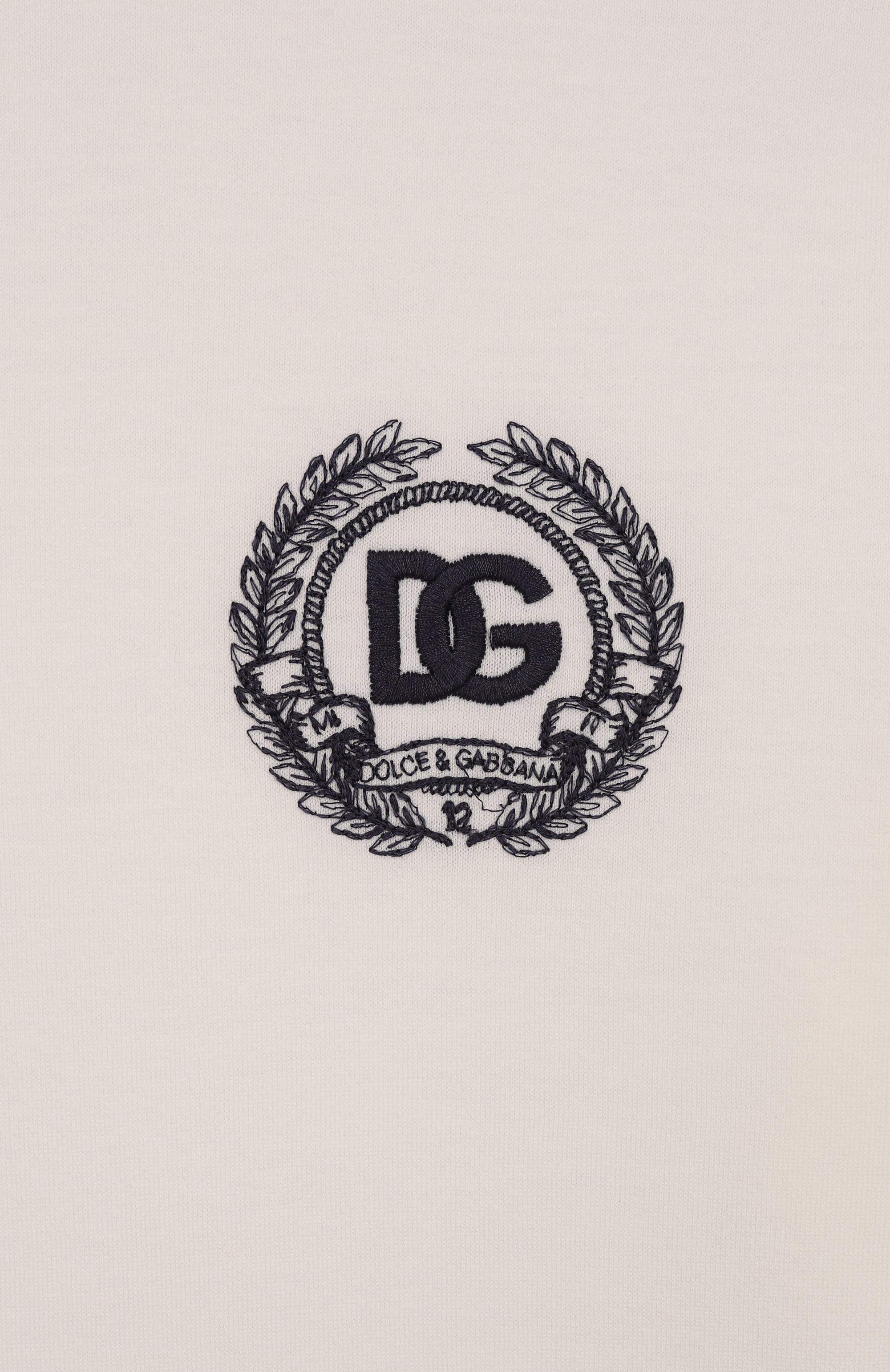 Хлопковая футболка DOLCE & GABBANA, арт. L4JTHV/G7PGK/8-12+, фото 3