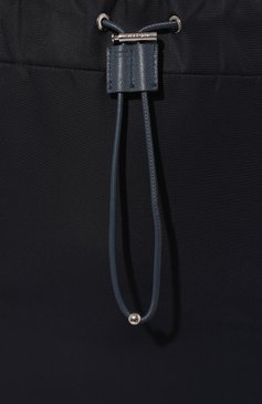 Женская юбка KITON темно-синего цвета, арт. D57210K0925D | Фото 5 (Драгоценные камни: Проставлено; Длина Ж (юбки, платья, шорты): До колена; Материал сплава: Проставлено; Материал внешний: Синтетический материал; Стили: Спорт-шик; Женское Кросс-КТ: Юбка-карандаш)