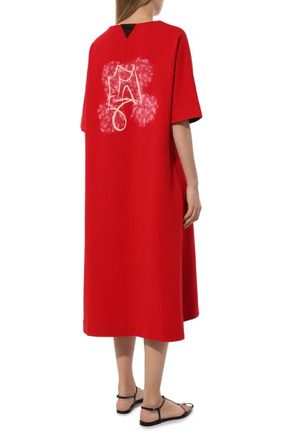 Платье из хлопка и льна MIDGARD PARIS, арт. V3-TS1402-RD, фото 4