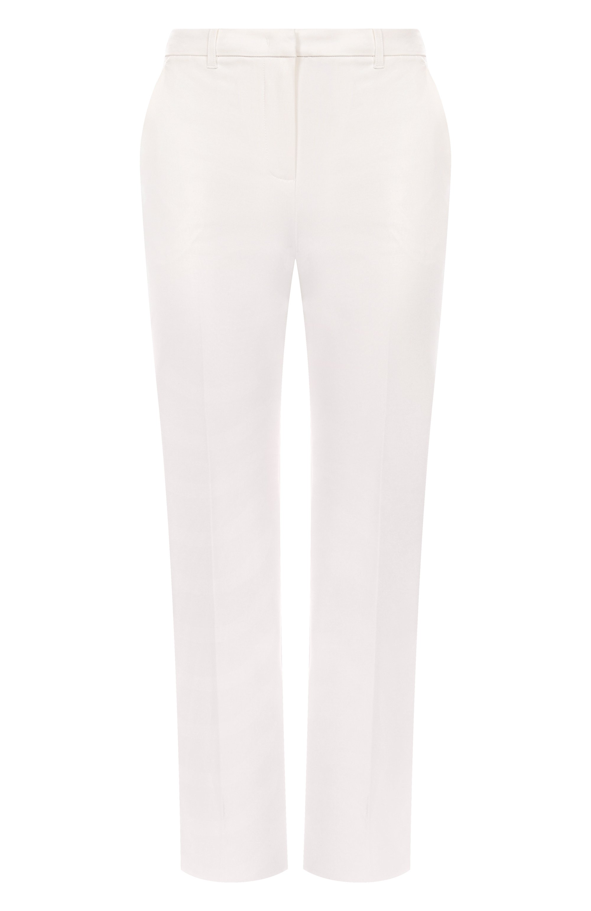 Брюки из хлопка и вискозы EMPORIO ARMANI, арт. EW002568/TE10007, фото 1