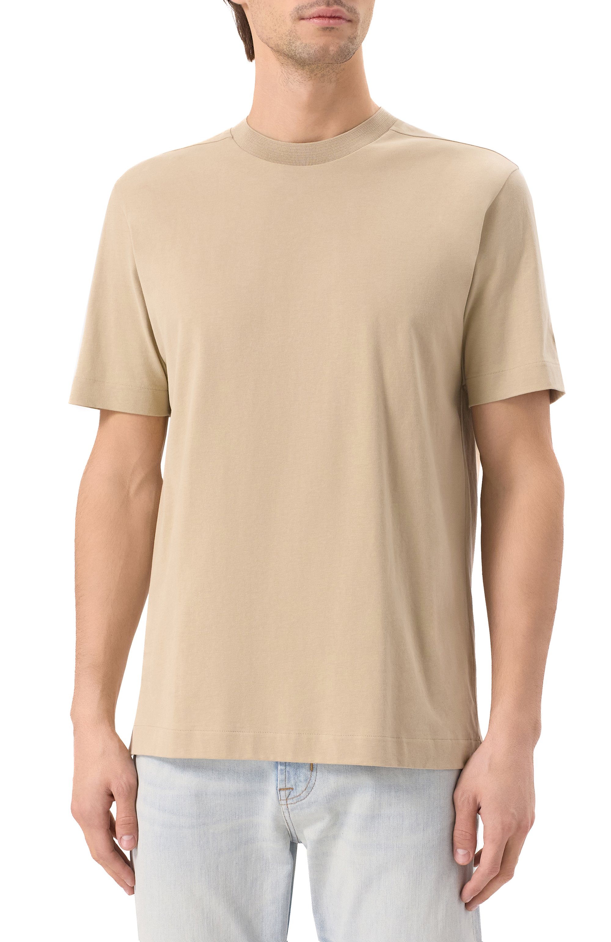 Хлопковая футболка BOSS, арт. 50537352, фото 3