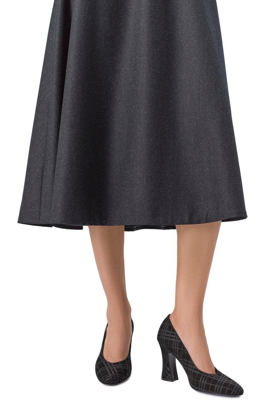 Замшевые туфли Trinket Burberry 8111506 Чёрный  8111506 Фото 2