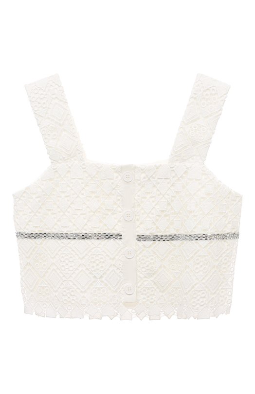 Хлопковый топ Elie Saab junior 2