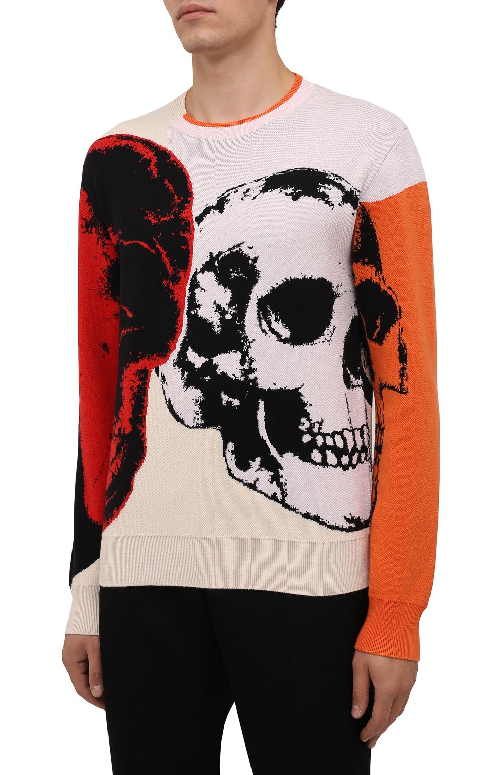 Джемпер из хлопка и кашемира ALEXANDER MCQUEEN, арт. 663626/Q1RSX, фото 3