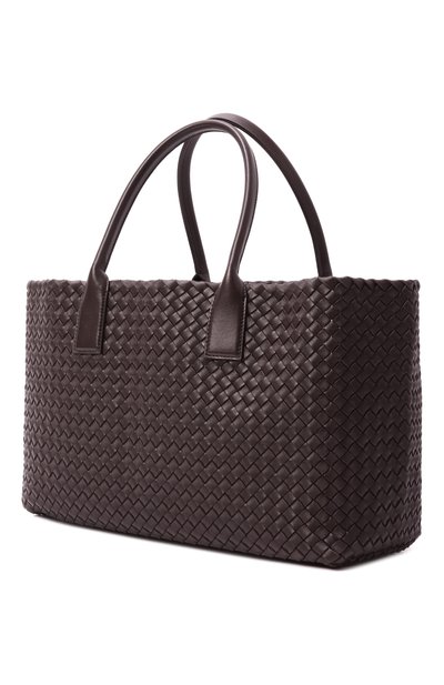 Сумка-тоут cabat medium BOTTEGA VENETA коричневого цвета по цене 998000 руб., арт. 608810/V10W1, фото 4 Сумка-тоут cabat medium BOTTEGA VENETA, арт. 608810/V10W1, фото 4