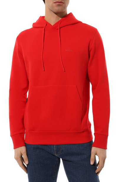 Хлопковое худи BOSS GREEN, арт. 50506130, фото 3
