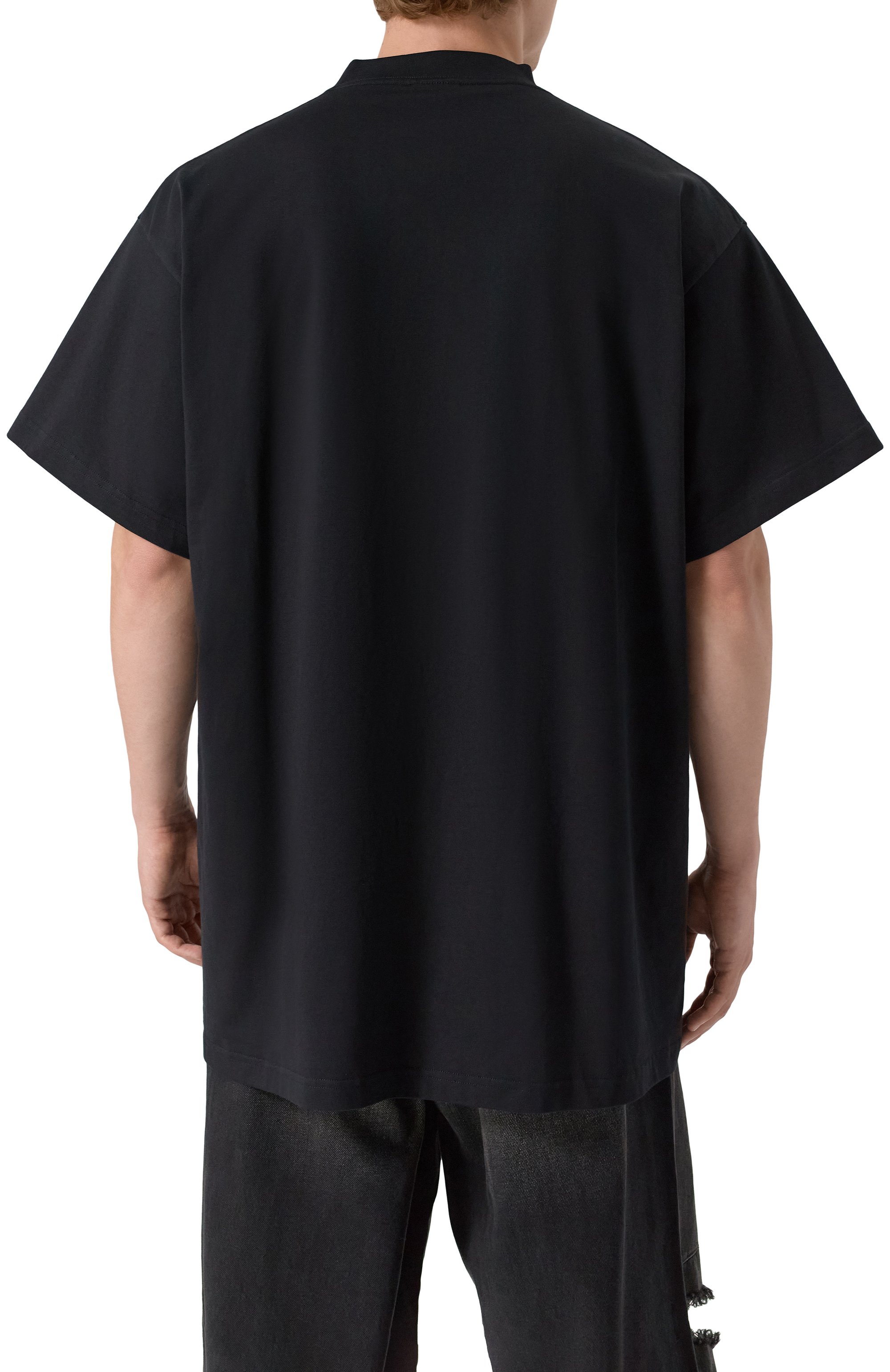 Хлопковая футболка BALENCIAGA, арт. 787349/TRVL5, фото 4