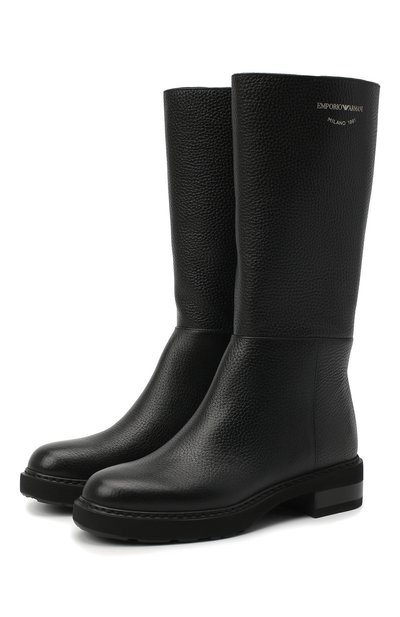 Кожаные сапоги EMPORIO ARMANI, арт. X3N151/XF121, фото 1